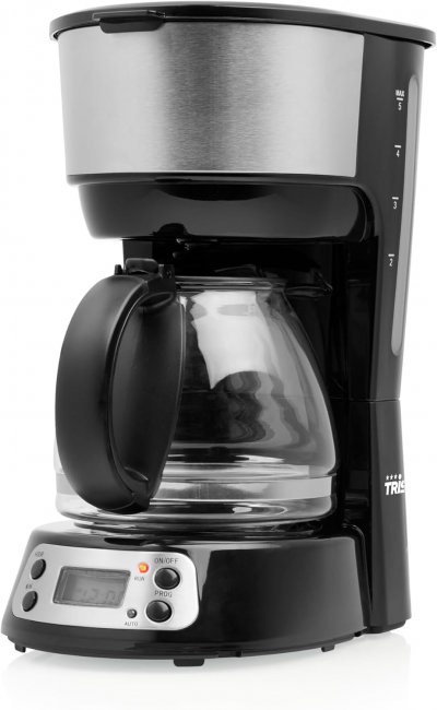 TRISTAR Cafeti&egrave;re filtre 4-6 tasses noire avec arr&ecirc;t automatique