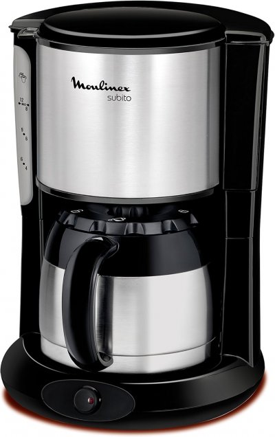 MOULINEX Cafeti&egrave;re Filtre Inox Isotherme 0,9 L