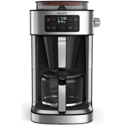 KRUPS Cafeti&egrave;re filtre  KM760D10 Aroma Partner 1000 W Noir et Argent