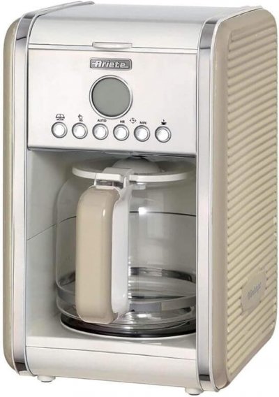 ARIETE Cafeti&egrave;re Filtre Programmable 1,5 L Beige