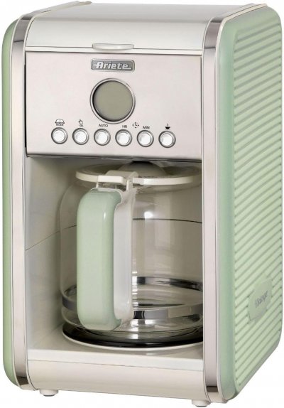 ARIETE Cafeti&egrave;re Filtre Programmable 1,5 L Verte