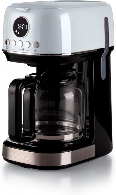ARIETE Cafeti&egrave;re Filtre Programmable Moderna 15 Tasses Blanc