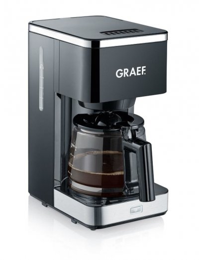 GRAEF Cafeti&egrave;re FK402EU 230V 1000W 1.25L Plastique Pichet Programmable Noir