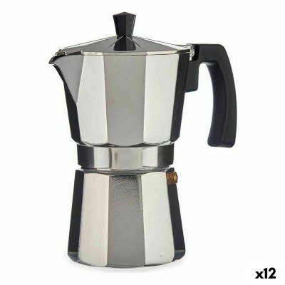 KINVARA Cafeti&egrave;re Italienne Aluminium 300 ml 12 Unit&eacute;s 