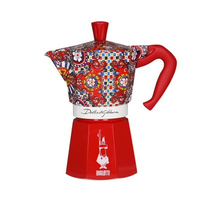 BIALETTI Cafeti&egrave;re italienne  Moka Express 6 Cups D&G