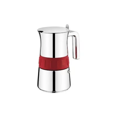 BRA Cafeti&egrave;re Italienne  Elegance Red (10 Tasses)