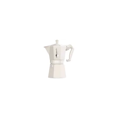 BIALETTI Cafeti&egrave;re italienne ou &agrave; piston  MOKA EXCLUSIVE 6 TASSES BEIGE