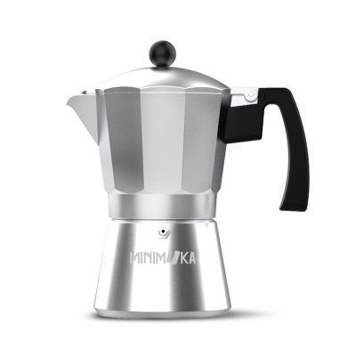 TAURUS Cafeti&egrave;re italienne  kcp90012 12t argent&eacute;