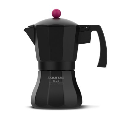 TAURUS Cafeti&egrave;re italienne  kcp9009i 9t noir aluminium (9 tasses)