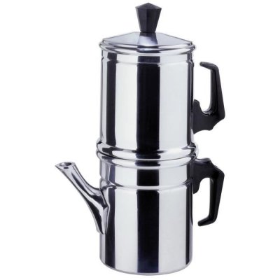 ILSA Cafeti&egrave;re napolitaine r&eacute;versible lisse -  - 3 tasses - 25.0000