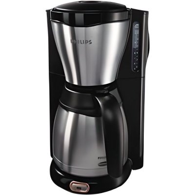 PHILIPS Cafeti&egrave;re  HD 7546/20 - 15 tasses - M&eacute;tallique/noir - Compatible caf&eacute; moulu - Filtre