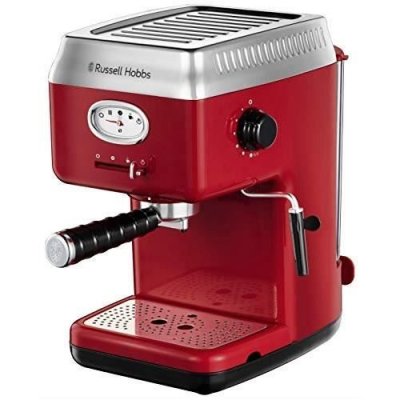 RUSSELL HOBBS Cafeti&egrave;re  Expresso Retro 1300 W Rouge