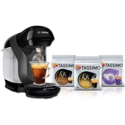 BOSCH Cafeti&egrave;re Tassimo Style Tas1102c3 Noir  - La Cafeti&egrave;re &Agrave; Dosette