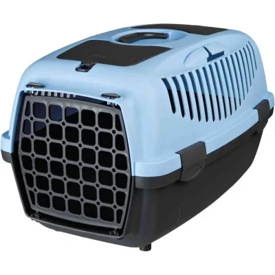 TRIXIE Cage de transport Capri pour chien et chat - Medium Bleu