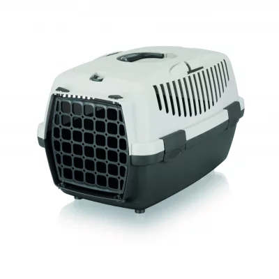 TRIXIE Cage de transport Capri pour chien et chat - Small Gris