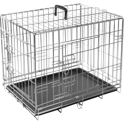 FLAMINGO Cage de transport m&eacute;tallique pour chien  Keo
