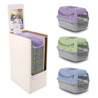 DUVOPLUS Cage de transport pour chien et chat en plastic 