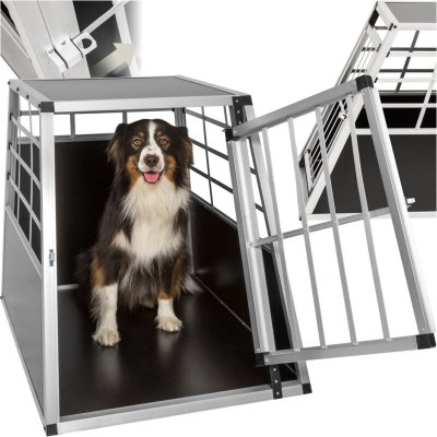 TECTAKE Cage de transport pour chien simple dos droit
