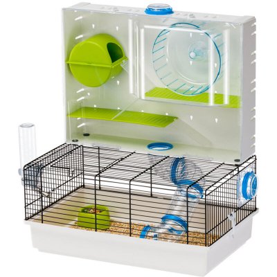 FERPLAST Cage modulable hamsters souris  OLIMPIA aire de jeux &eacute;quip&eacute;e