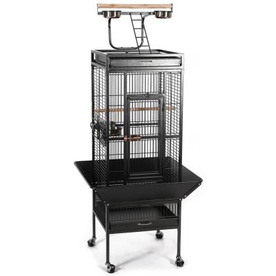 CIE DES PET FOODS Cage Perroquet Metal Blue Parrot