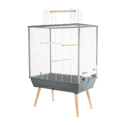 ZOLUX Cage perruches Neo Jili Gris L78 x P48 x h112 cm 