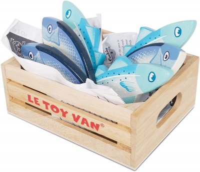 LE TOY VAN Cagette de poissons du march&eacute;  Pour cuisine pour enfants