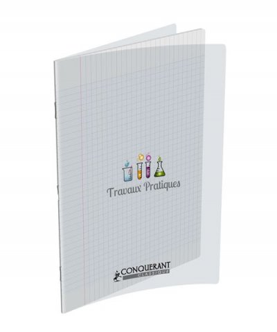 OXFORD Cahier 21x29.7 - 96 pages - Travaux pratiques - Polypro incolore
