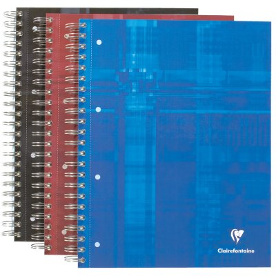 CLAIREFONTAINE Cahier &agrave; reliure integrale bind'o block A4+ petit carreaux 160p
