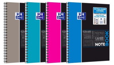 OXFORD Cahier &agrave; spirale de 160 pages A4+  Etudiant Mod&egrave;le al&eacute;atoire