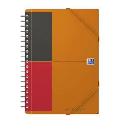 OXFORD Cahier B5 -  - MeetingBook - 160 pages - 80 feuilles - R&eacute;glure petits carreaux