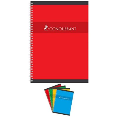 CONQUERANT 7 Cahier Conqu&eacute;rant 7 - 21 x 29,7cm - petits carreaux - 180 pages - 70 g