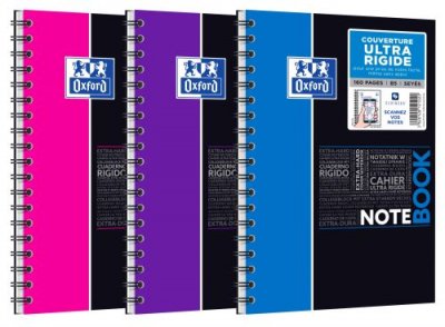 OXFORD OFFICE Cahier de 160 Pages Oxford Etudiant B5 Mod&egrave;le al&eacute;atoire