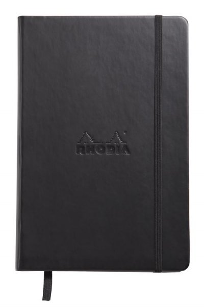 RHD Cahier de 192 pages Rhodia Webnotebook Large 14 x 21 cm Noir
