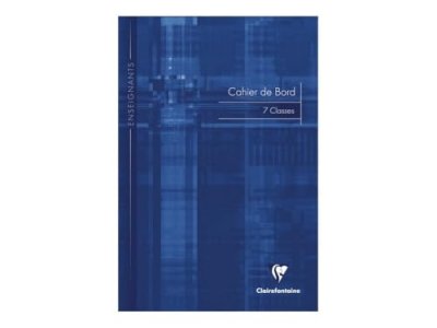CLAIREFONTAINE Cahier De Bord Enseignant Piqu&eacute;  A4 44 Pages