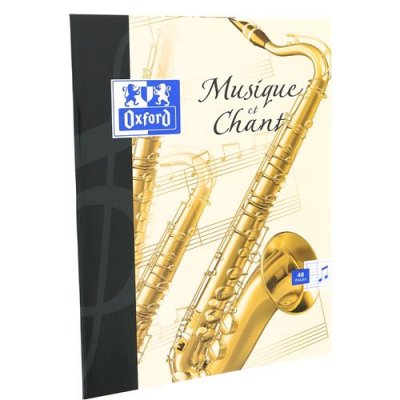 OXFORD Cahier de musique  17 x 22 cm