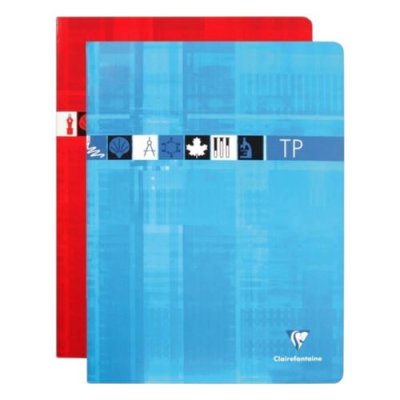 CLAIREFONTAINE Cahier de Travaux Pratiques 24x32cm 120 pages S&eacute;y&egrave;s - Uni
