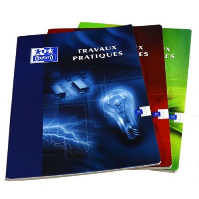 OXFORD Cahier de travaux pratiques  S&eacute;y&egrave;s 24 x 32 cm Mod&egrave;le al&eacute;atoire