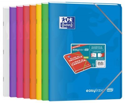 OXFORD Cahier grand format  EasyBook Max 24 x 32 cm Mod&egrave;le al&eacute;atoire