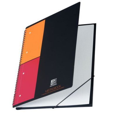 OXFORD Cahier  Meetingbook Format A4 - Quadrill&eacute; 5x5 Mm