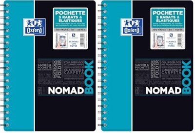 OXFORD OFFICE Cahier Oxford Nomadbook - B5 - 160 pages - sey&egrave;s - couverture polypropyl&egrave;ne