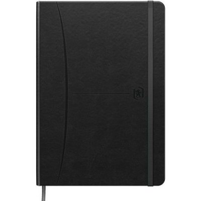 OXFORD Cahier -signature A5 160p 90g Lign&eacute; Noir - 
