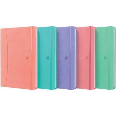 OXFORD Cahier -signature A5 160p 90g Lign&eacute; Pastel - 