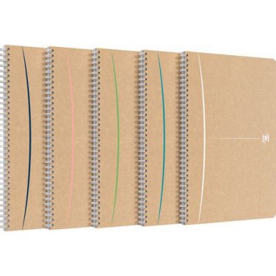 OXFORD Cahier  Touareg 210x297 180p 90g Recycl&eacute; Q5/5 Assorti