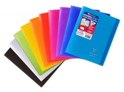CLAIREFONTAINE Cahier Piq&ucirc;re Avec Rabats 17x22 96 Pages Seyes  - Le Cahier