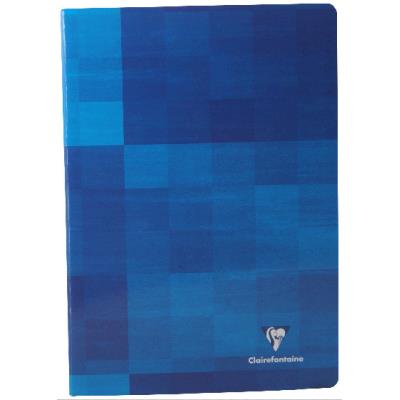 CLAIREFONTAINE Cahier piqures  grand carreaux A4 144p 90g