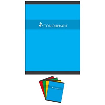 CONQUERANT 7 Cahier piqures Conquerant grand carreaux 17x22 96p 70g