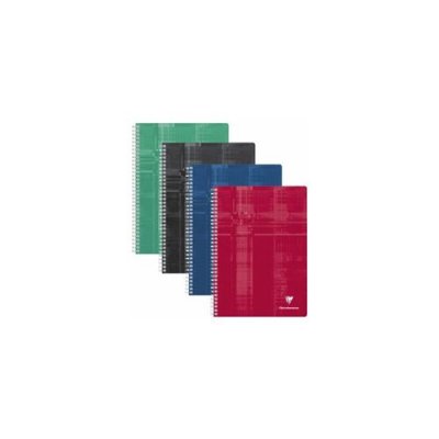 CLAIREFONTAINE Cahier spirales  petit carreaux A4 180p 90g
