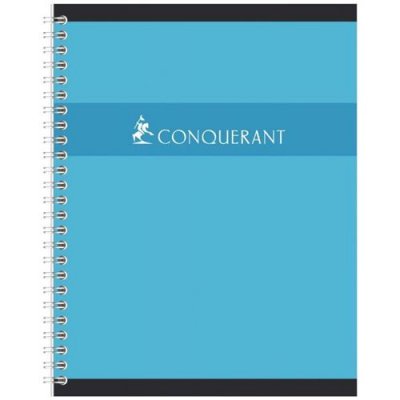 CONQUERANT 7 Cahier spirales Conquerant petit carreaux 17x22 100p 70g
