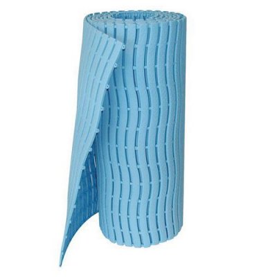 MANUTAN Caillebotis milieu humide, surface antid&eacute;rapante : Couleur - Bleu