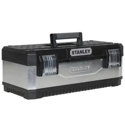 STANLEY Caisse &agrave; outils vide m&eacute;tal et plastique cadenassable  59 cm